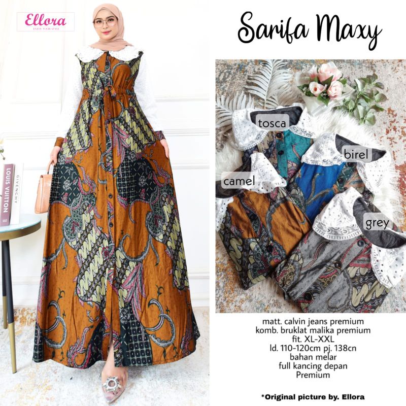 gamis sarifah maxy by ellora