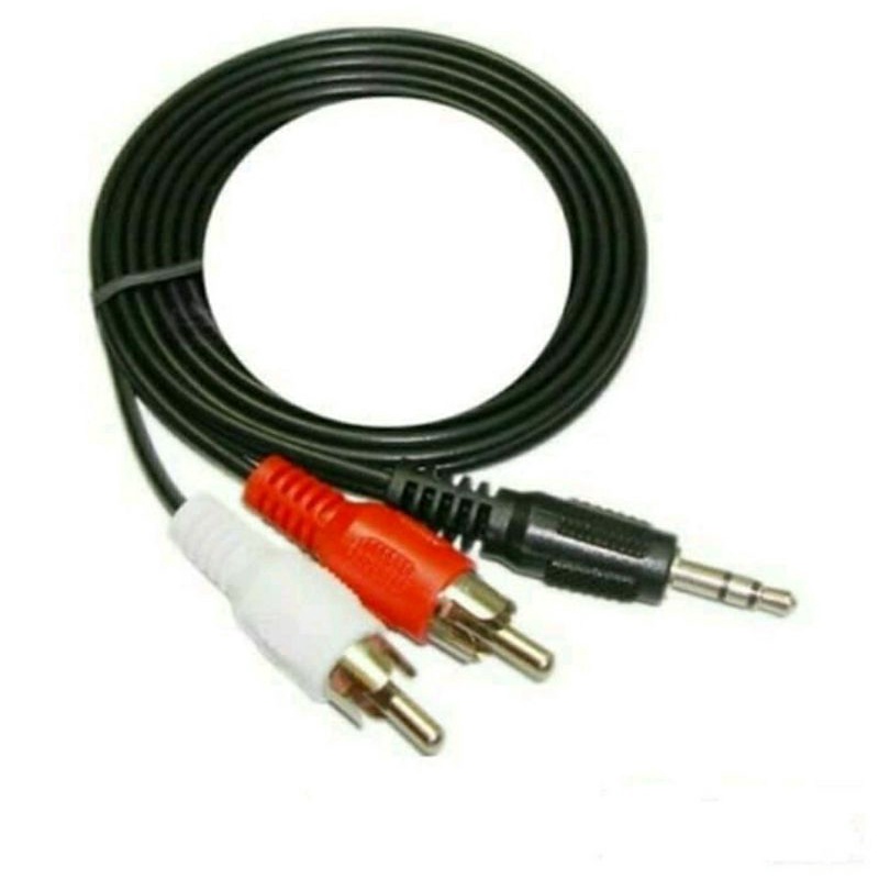 Kabel Audio 3.5 3.5mm Aux Cable 1m KAP 22 2 In 1