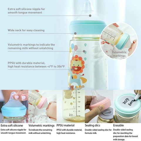 Marcus&amp;Marcus PPSU Transition Feeding Bottle (300ml)