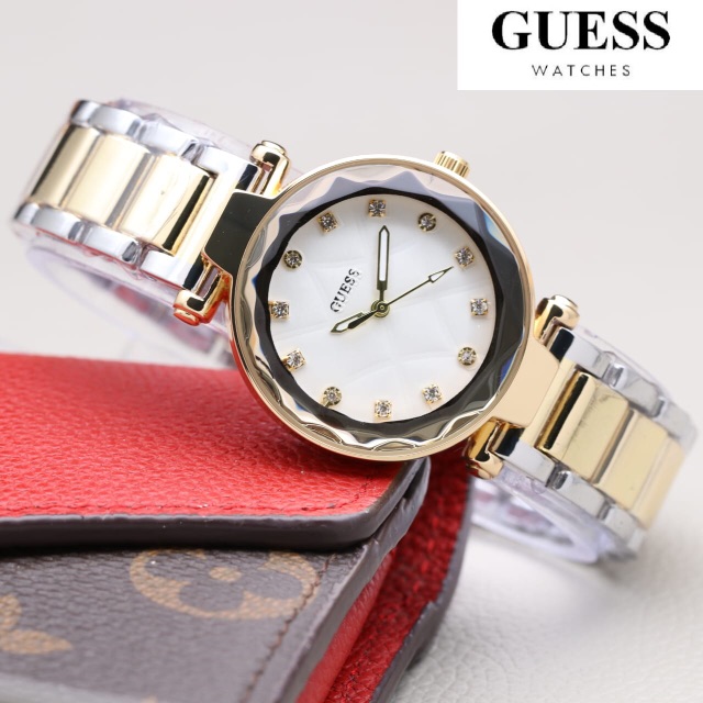 TERMURAH!! Jam tangan wanita guess kaca bling-bling kualitas premium