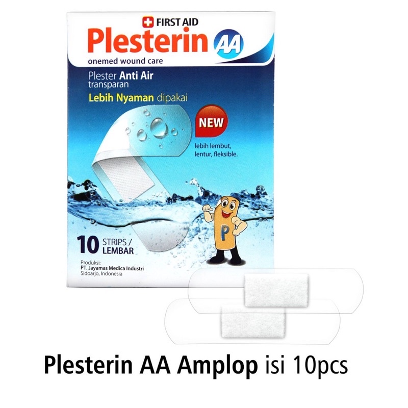 Onemed Plesterin Plester Luka AA Amplop Isi 10