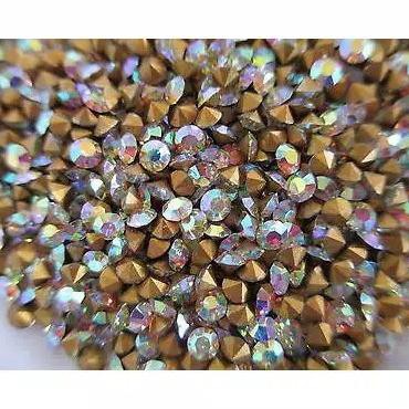 Permata Tempel SS 20 AB Crystal Tempel Rhinestone 1 Pak isi 10 Gross