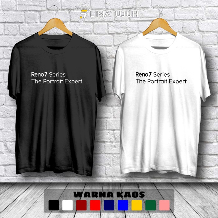 Kaos Oppo Reno 7 Logo Baju Distro