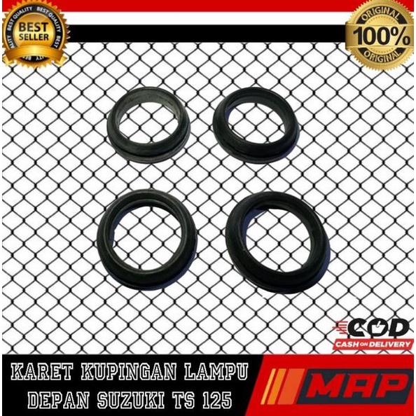 Karet Kupingan Lampu Depan Suzuki TS 125 TS125