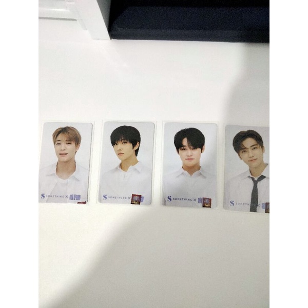 photocard pc  nct dream x somethinc hologram bolak balik  jaemin jeno jisung chenle