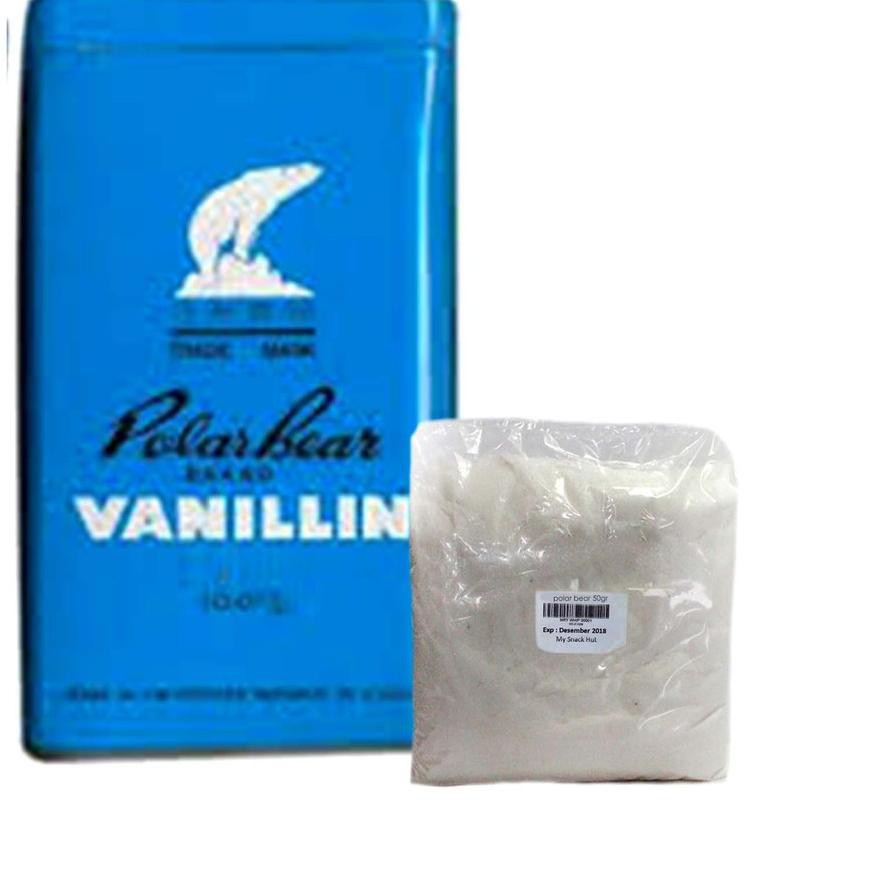 

Terlaris POLAR BEAR VANILLIN CRYSTAL 50GR - VANILLA BUBUK - VANILI - VANELI - VANILLA POWDER IMPORT