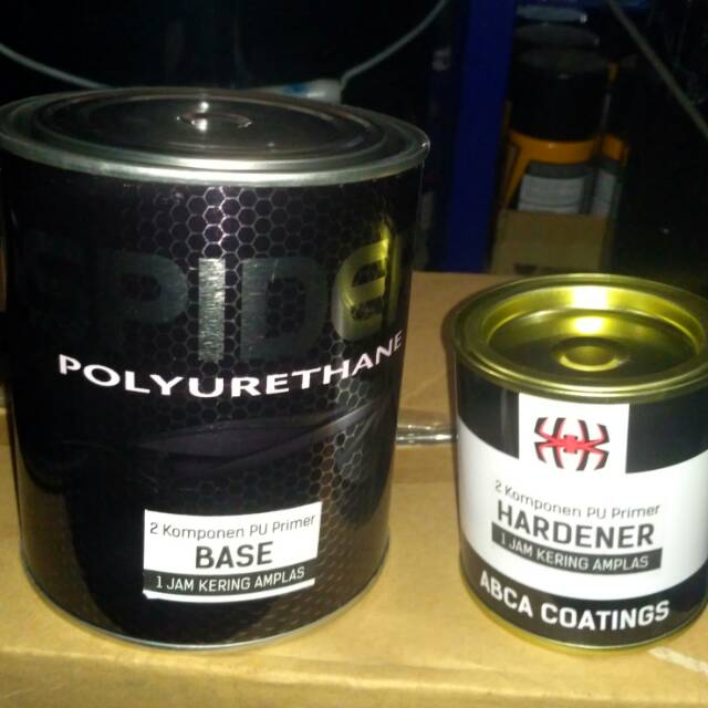 

epoxy PU spider grey 1jam kering 1kg cat dasar