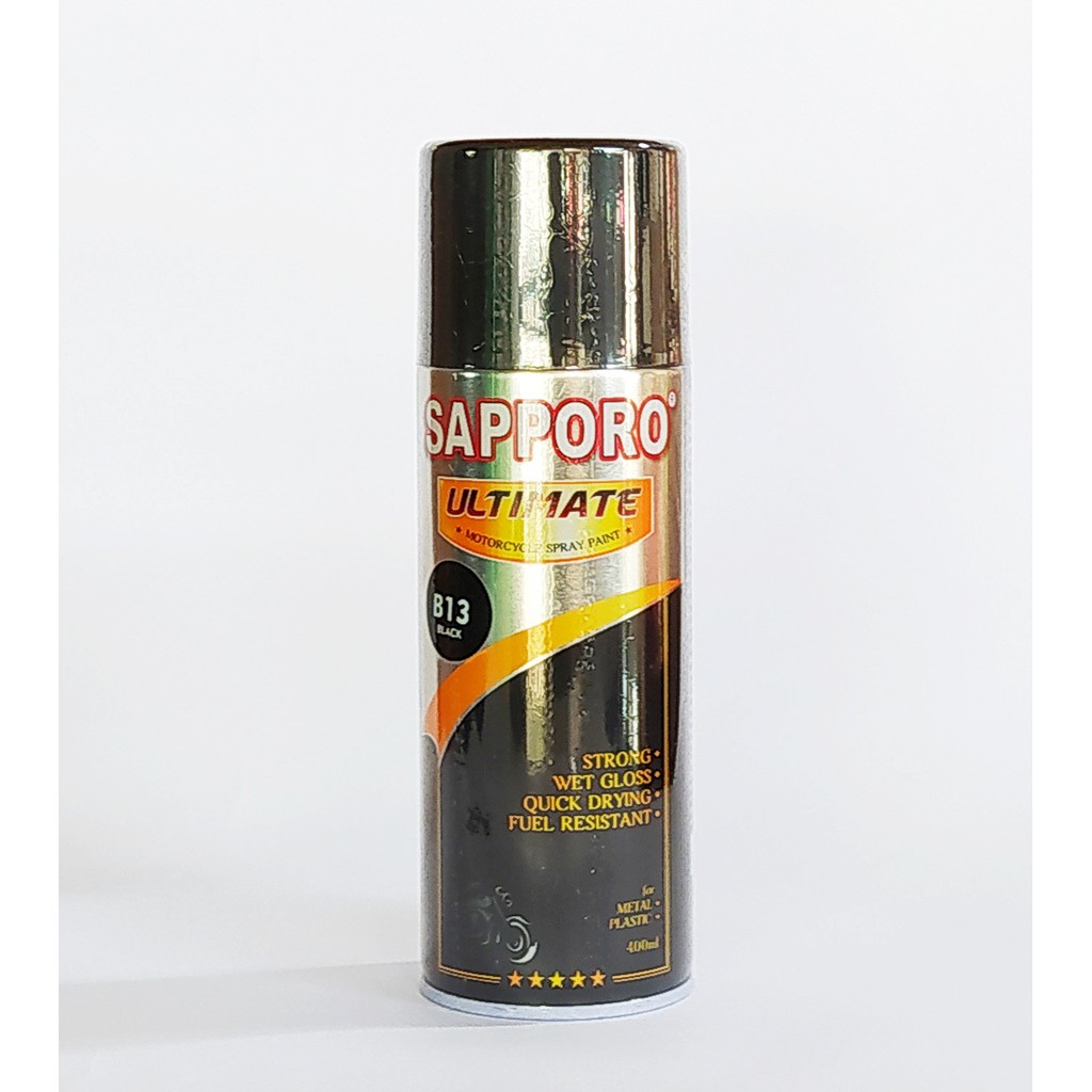 CAT SEMPROT SAPPORO ULTIMATE BLACK B13 (B13 BLACK SAPPORO)