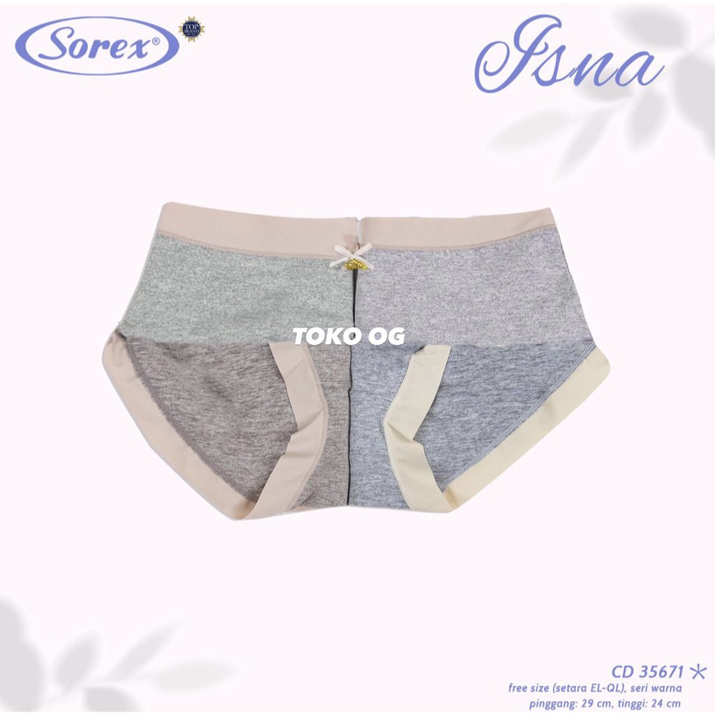 CELANA DALAM WANITA PREMIUM QUALITY SEAMLESS 35656 35671 35688 31203 SOREX HALUS TANPA JAHITAN MULUS SUTRA LIMITED