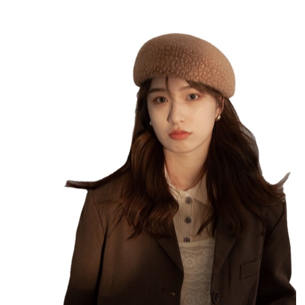 IMPORT WOMAN TEEN WINTER AUTUMN WOOL BARET TOPI BERET DEWASA REMAJA ANAK WOL MUSIM DINGIN MUSIM GUGUR