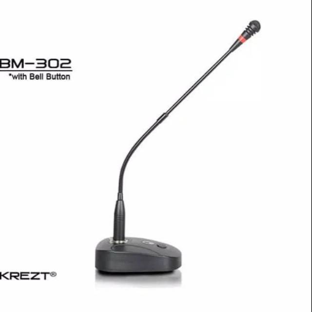 Mic podium | mic meja | gooseneck microphone KREZT BM-302 BELL