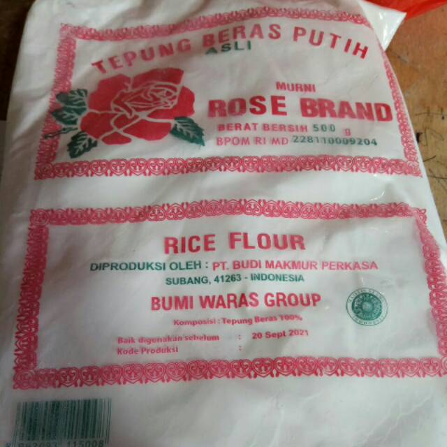 

Tepung Beras Rosebrand 500gr