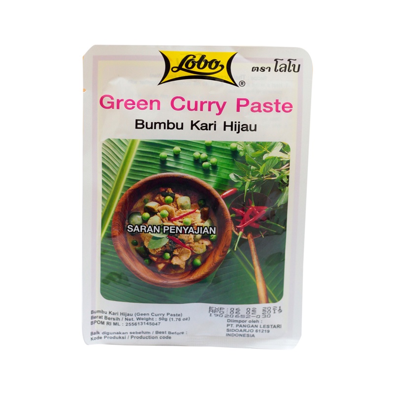 

Lobo Bumbu Green Curry 50Gr