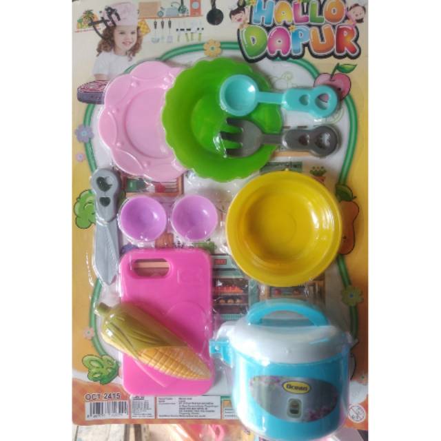 Mainan Alat Dapur / Alat Masak / Masak masakan / Halo Dapur