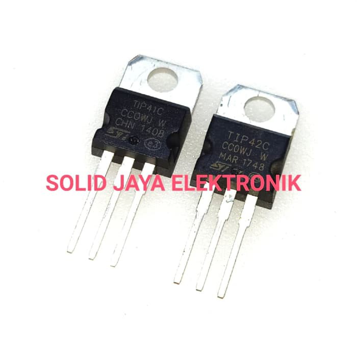 TRANSISTOR TIP41 TIP42 TR FINAL TIP 41 TIP 42 TRANSISTOR FINAL POWER AMPLIFIER 1 SET ORIGINAL