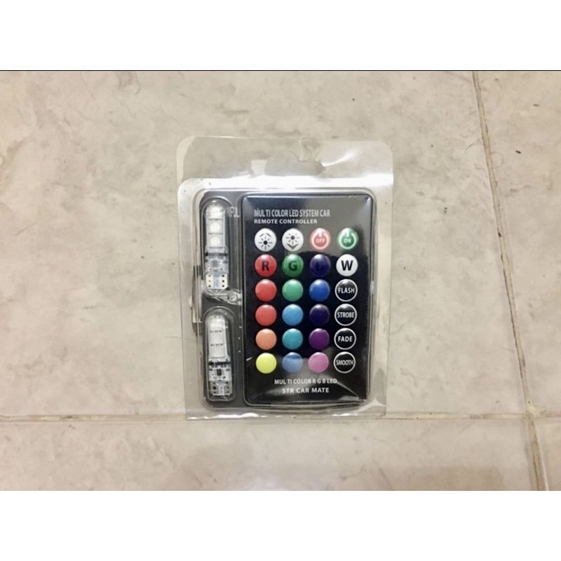 Lampu Led Senja Remote T10 / LED Senja Remote T10 RGB