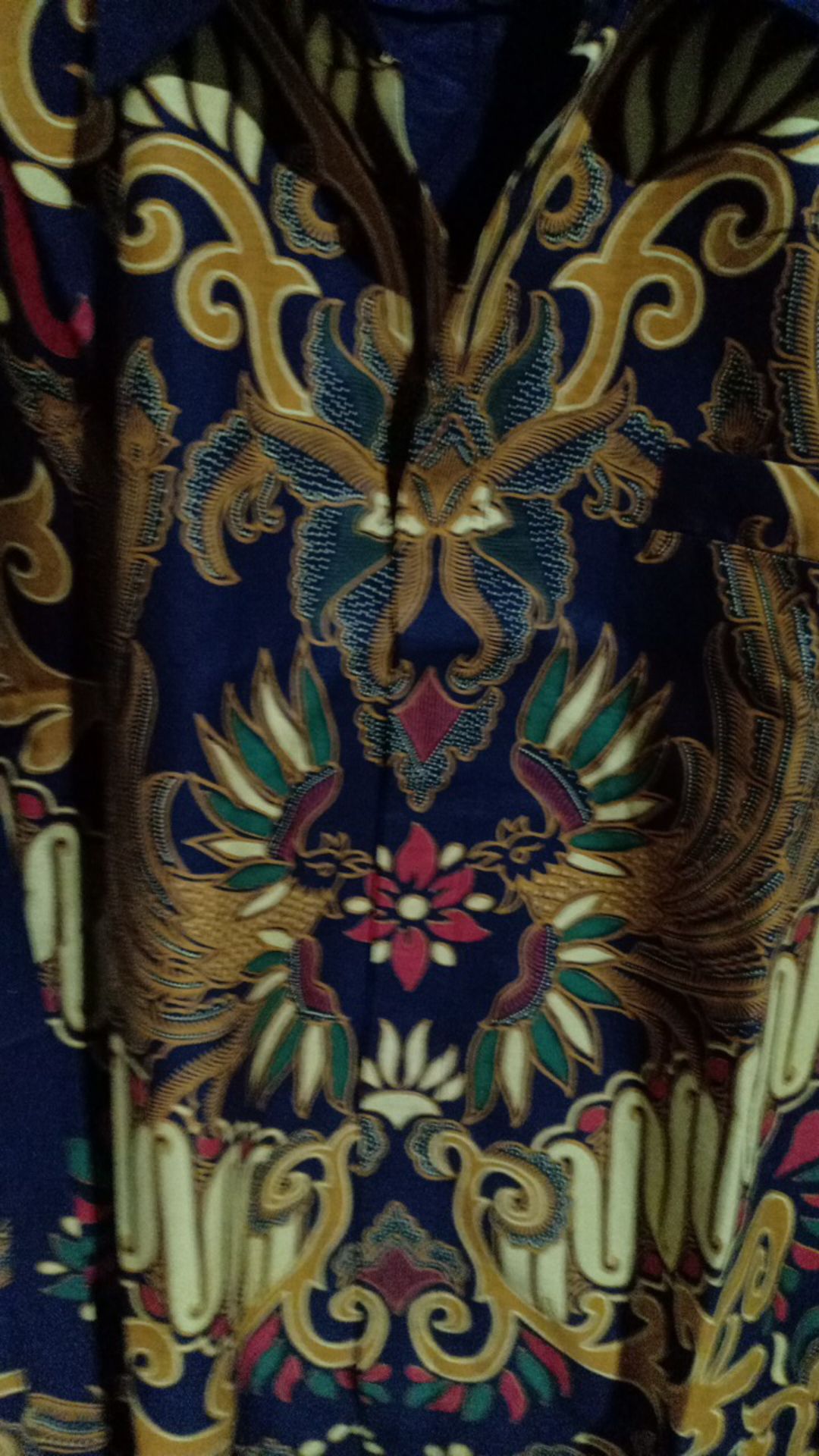 Hanangkara Emas Colet Kemeja Batik Pria Lengan Panjang By Batik Rajasakti