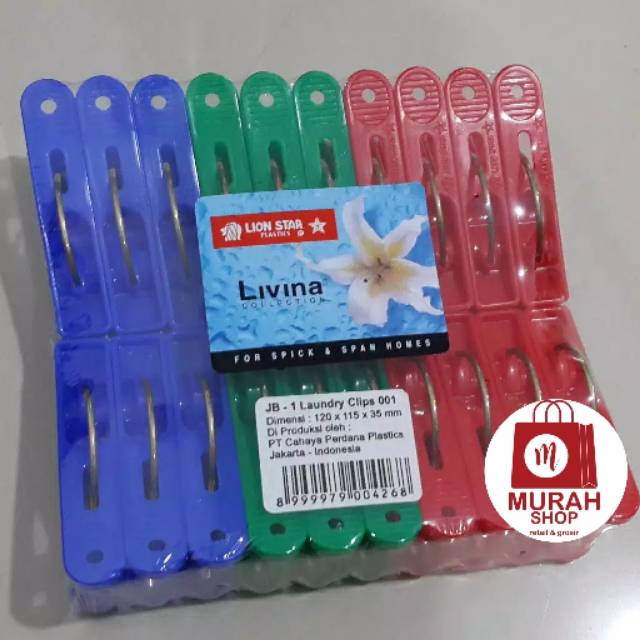 Lion Star Jepit Jemuran / Jepitan Baju