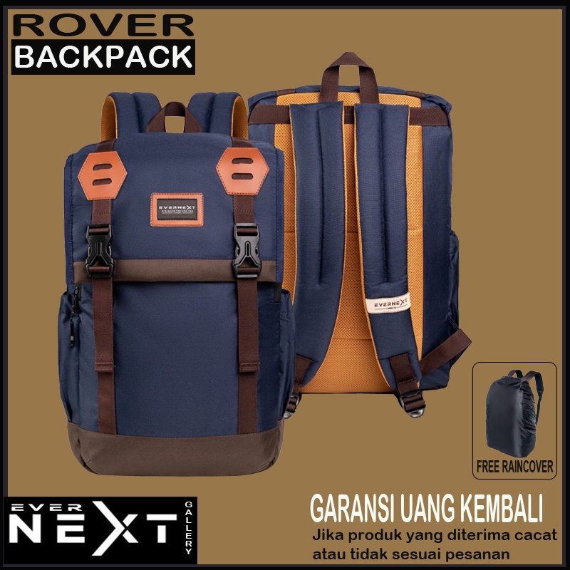 Tas ransel sekolah distro pria tas punggung kuliah wanita backpack unisex traveller tas gendong multy fungsi Rover