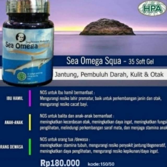 SOS Shark Omega Squa HPA Herbal Menjaga Kesehatan Kulit