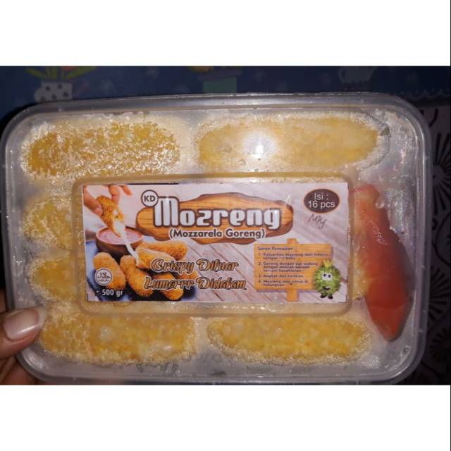 

Mozzarela goreng isi 16pcs