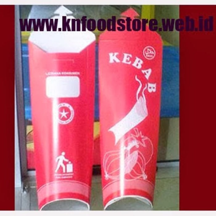 

Dus Kebab Besar Merah /kemasan dus kebab besar isi 50 pc warna merah
