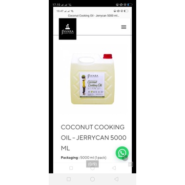 

COCONUT COOKING OIL – JERRYCAN 5000 ML