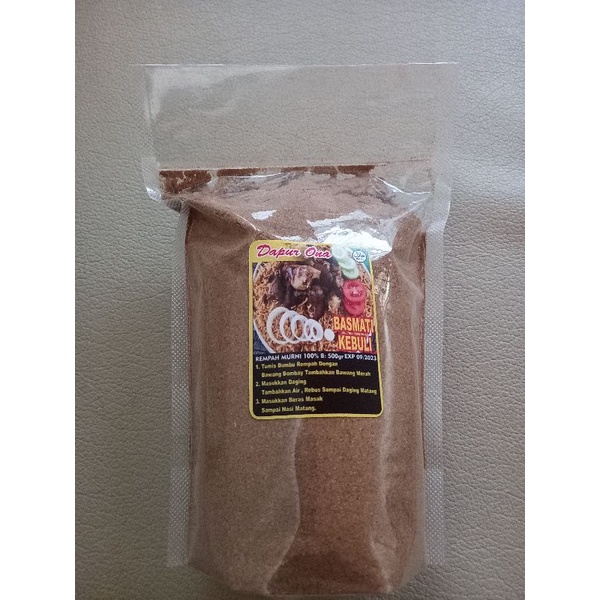

Bumbu Nasi Briyani , MANDI , KEBULI , KABSAH , BUKHORI 1/2 kilo (500 gram) cap DAPUR ONA
