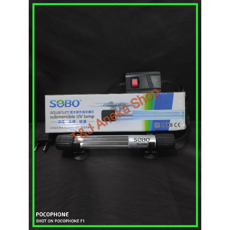 SOBO T5-Uv9w / T5 UV 9 watt / Lampu UV SOBO 9 watt