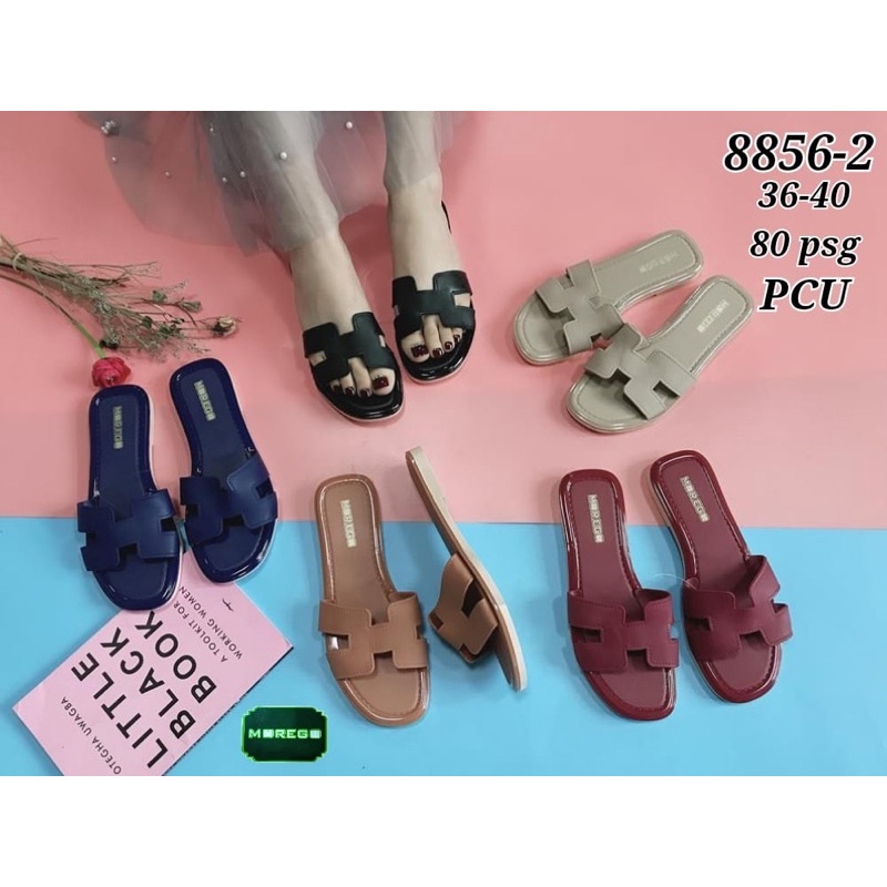 Sandal Slop H Polos Import Mokaya 8856-212 dan Morego 8856-2 dan Mokaya 8856-494 atau 8856-71