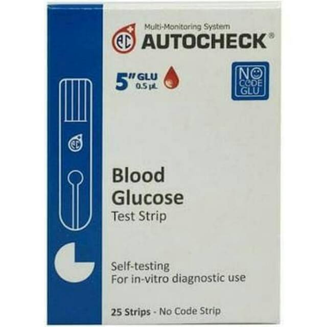 Strip Gula Darah Autocheck/Blood Glucose Autocheck