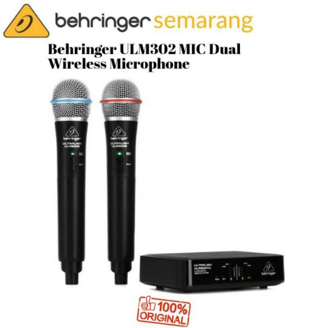 Behringer ULM302MIC - ULM302 MIC Wireless Dual Handheld Microphone