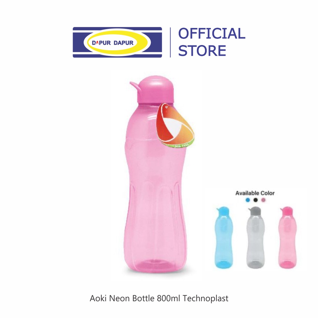 TECHNOPLAST - Aoki Neon Bottle 800ml Technoplast