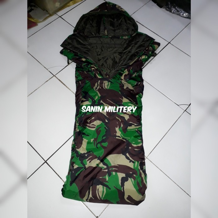 SKD  sleeping bag loreng jatah TNI / sleeping bag TNI / sleeping bag