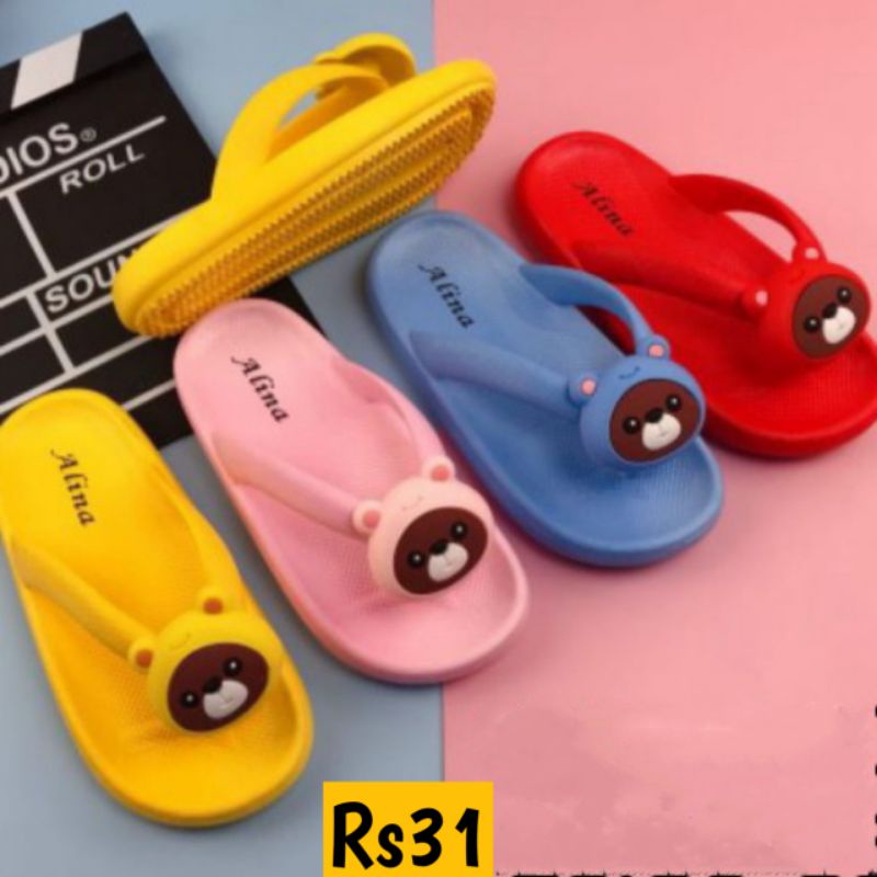 Sandal anak bear Sandal karet import anak model japit