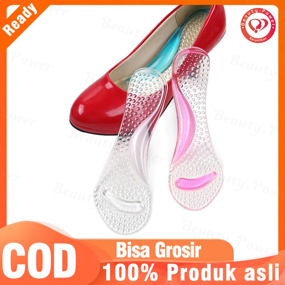 1 Pasang Insole Silicone Full / Sole Gel Silikon Empuk Lengkungan Dukungan Sol Ortopedi