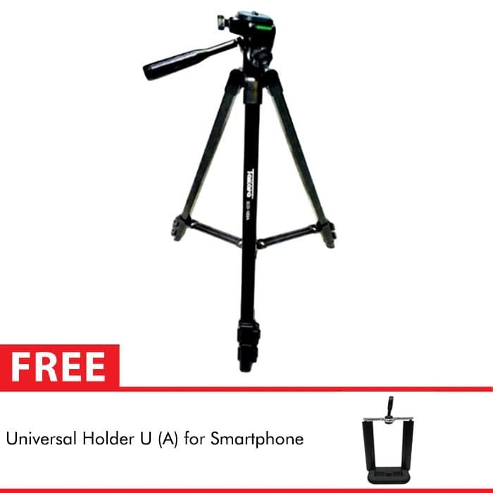 Takara Lightweight Tripod Eco-183A For DSLR Action Camera + Holder U A