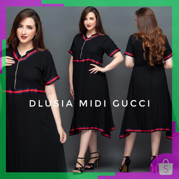 Daster Arab Midi Guccii by Dlusia Original / Baju Wanita / Baju Tidur