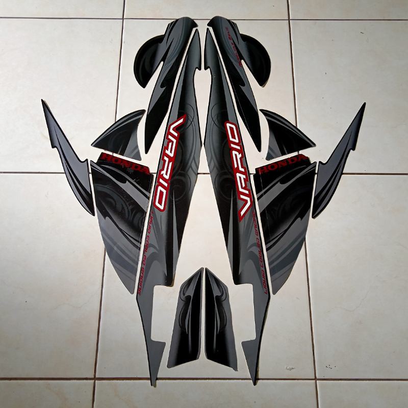 stiker motor vario cw 110 2010 hitam