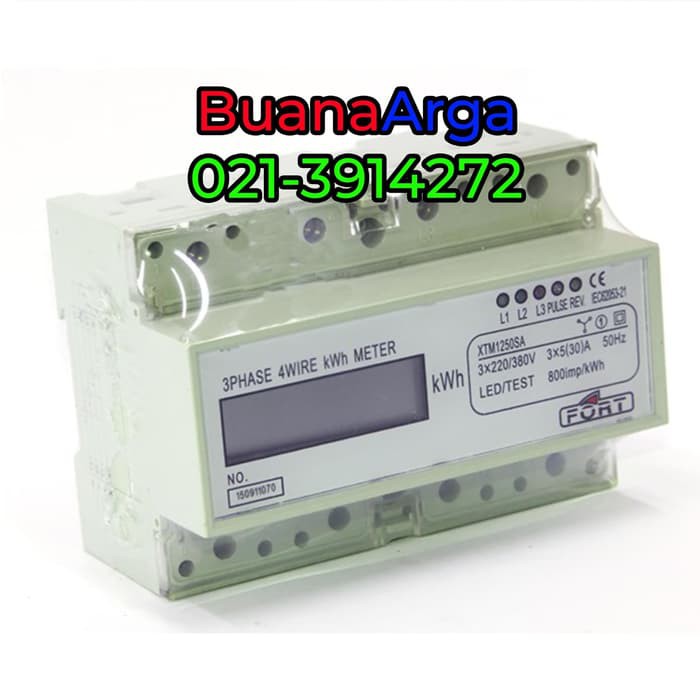 KwH Meter XTM1250SA Type Direct Digital LCD
