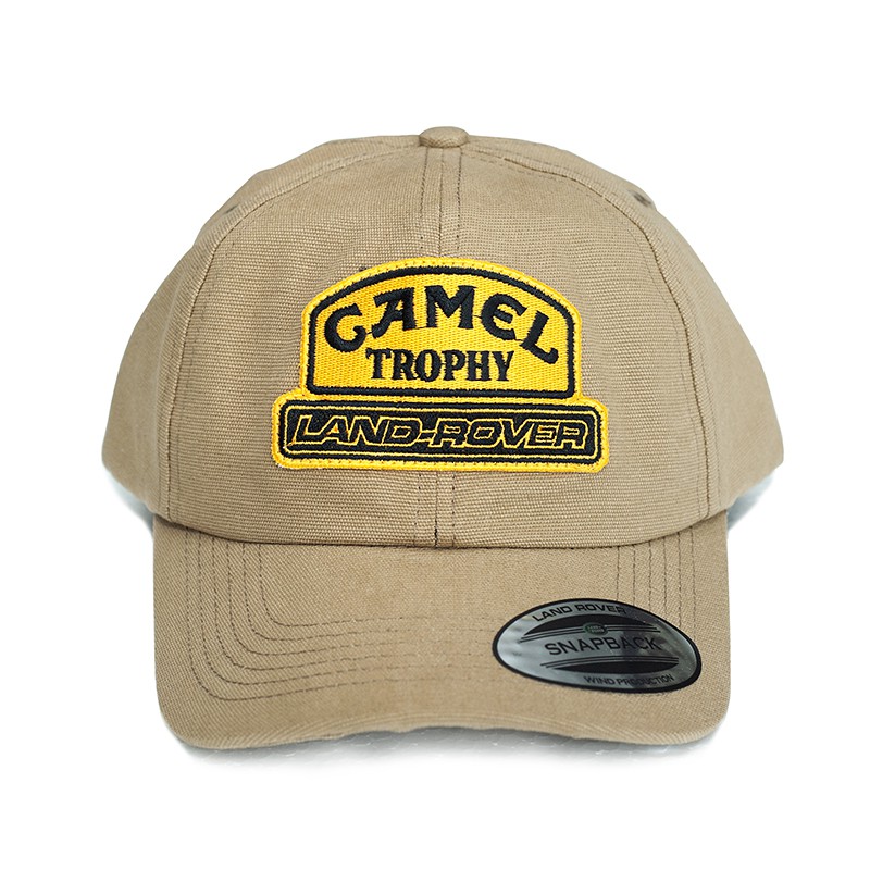 Topi 6 Panel Kanvas Land Rover Camel Trophy v.2
