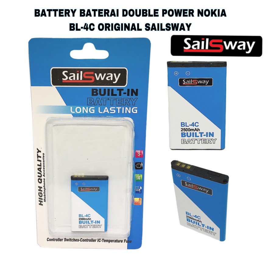 Battery Baterai HYT Nokia BL-4C Original 99%