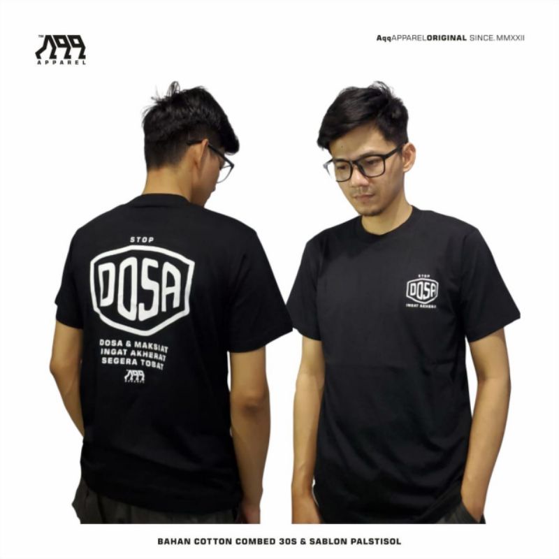 RLY Kaos Sunnah-Dosa/ Kaos Distro Premium/cotton combet