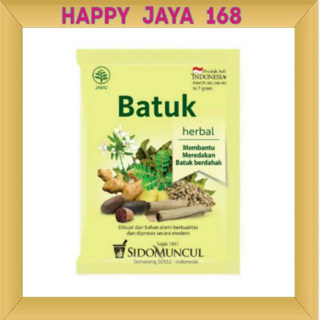 Jamu Batuk Sido Muncul