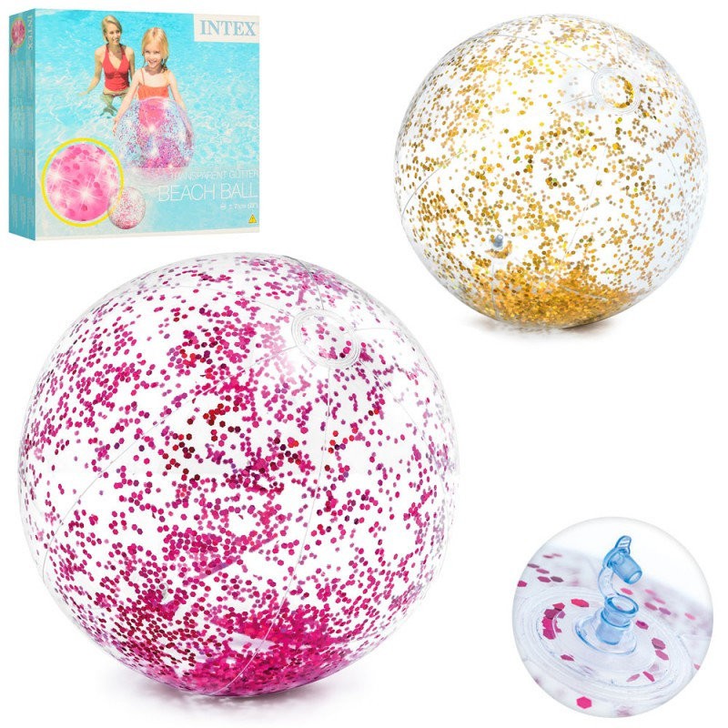 intex glitter beach ball