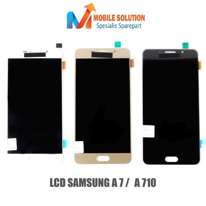 Grosir LCD Samsung A7 A710 2016 0RIGINAL 100% Fullset Touchscreen Garansi 1 Bulan + Packing / Bubble