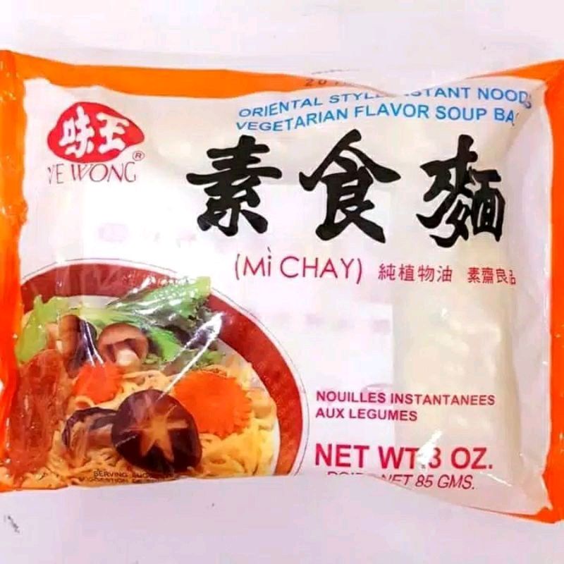 

Ve Wong Oriental Mi Chay Mie instan Vegetarian Taiwan Noodles indomie vegan 5bks x85gr