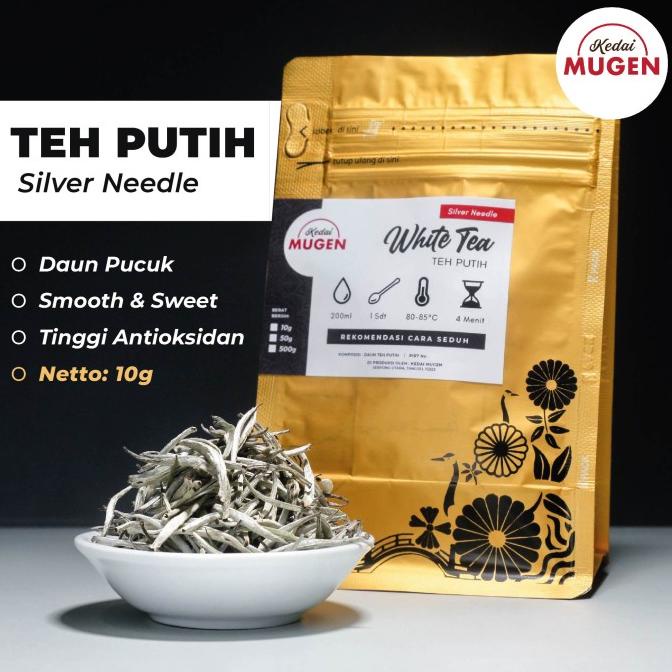 

Premium White Tea Silver Needle/Teh Putih Kualitas Ekspor 10g