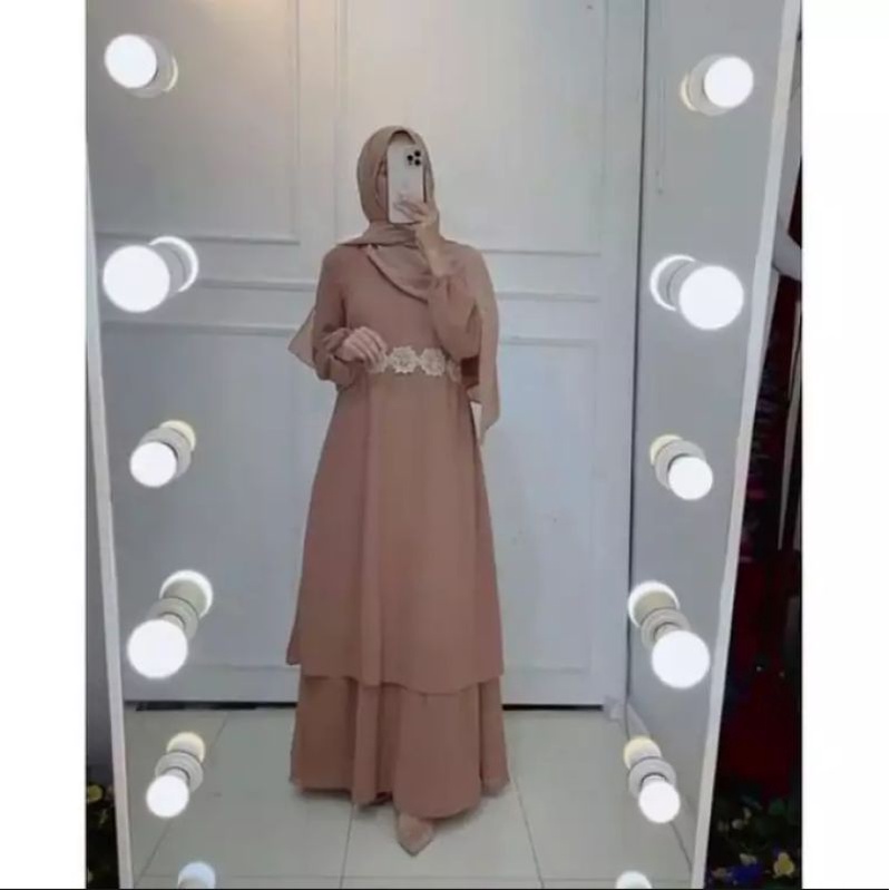 gamis malaysia renda