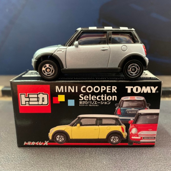 Tomica Mini Cooper Selection - Silver 04 - Base Besi - Made in China